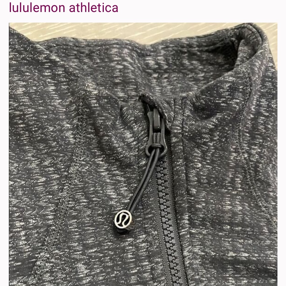 Lululemon Athletica Gray Textured Jacket - Picture 3 of 5